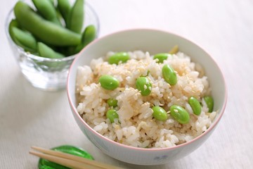 枝豆生姜ご飯