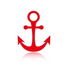 anchor icon stock vector illustration flat design