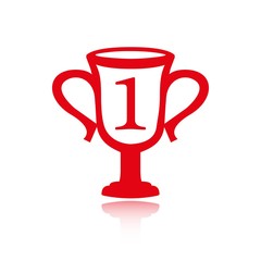 champions cup icon stock vector illustration flat design