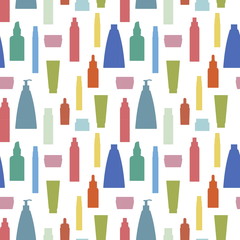 Cosmetics bottle pattern