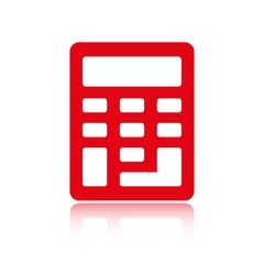 Calculator icon stock vector illustration flat design