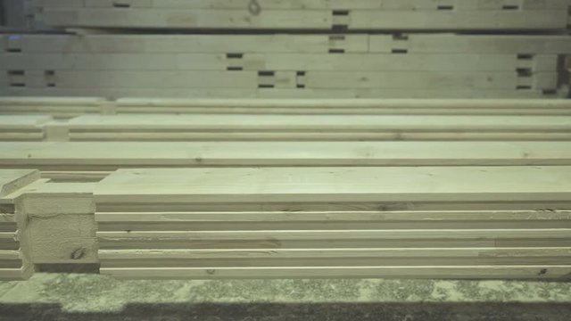 LVL Laminated Veneer Lumbe. Large hangar with the production line for wood. Wood Factory general plan: the production of laminated veneer lumber. . Workshop for production of laminated veneer lumber.
