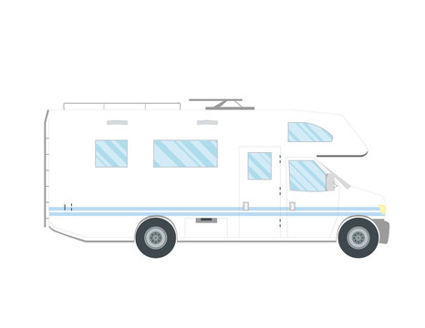 Camper van.Minimal design family camper.Minimalistic Camper.