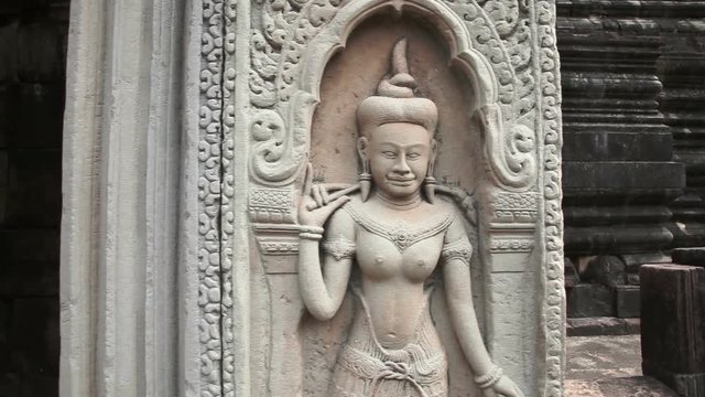 Phimeanakas temple in Angkor  complex in Cambodia