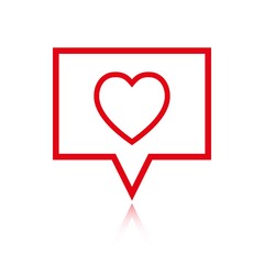 Speech Bubbles Icon. Chat pictogram icon stock vector illustration