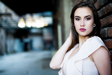 Spring portrait brunette