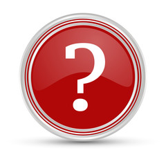 Roter Button - FAQ - Fragezeichen