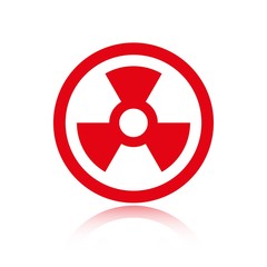 radioactive icon stock vector illustration flat design