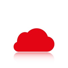 cloud icon stock vector illustration flat design