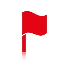 flag icon stock vector illustration flat design