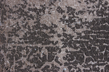 Roofing felt old  black texture with spot