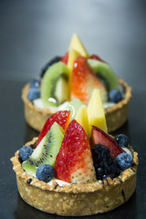 Mixed fruit tart
