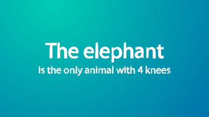 Abstract blur background with interesting facts text