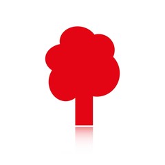 tree icon stock vector illustration flat design