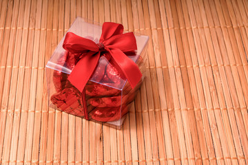 Schokolade in der Geschenkbox