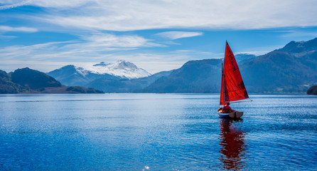 Lakes district sailing 