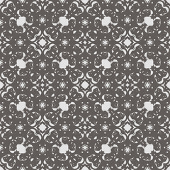 Fototapeta premium Seamless floral abstract pattern