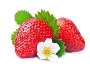 Ripe strawberries