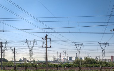 High voltage electric station