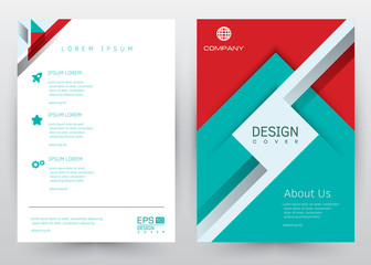 Cover Design Vector template set Brochure, Annual Report, Magazine, Poster, Corporate Presentation, Portfolio, Flyer, Banner, Website. A4 size