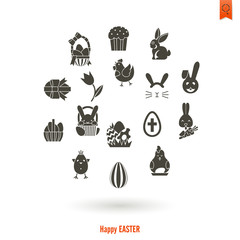 Celebration Easter Icons