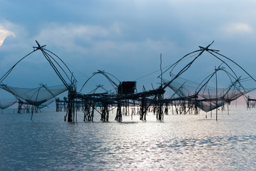 Thai fishing nets, fishing tackle