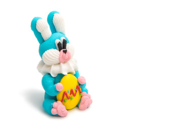 Sugar easter bunny isolated
