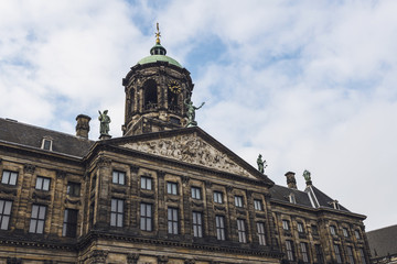 Fototapeta na wymiar Royal palace of Amsterdam