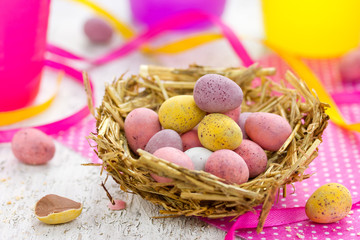 Easter candy mini eggs