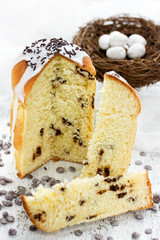 Traditional Russian Easter bread kulich