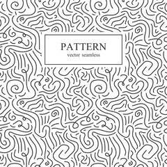 Curve seamless pattern.