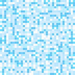 Fototapeta premium Blue mosaic backgrund - seamless.