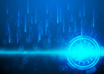 Abstract technology energy vector concept