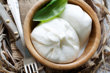 Italian cheese burrata