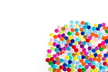 Background for an inscription with colored buttons