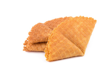 waffles isolated on a white background