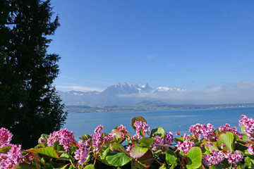 Oberhofen, Thunersee Schweiz 