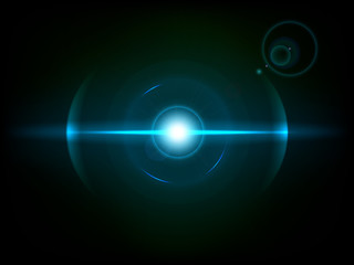 Blue space explosion, cosmos burst