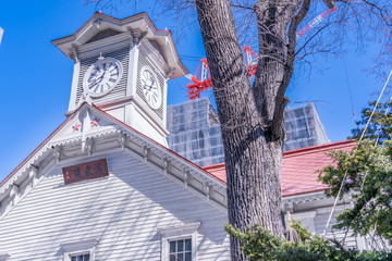札幌市時計台　/1878年竣工 旧札幌農学校演武場
