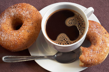 Coffee and donuts