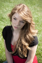 Fototapeta premium Natural beautiful woman