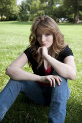 Fototapeta premium Natural beautiful woman