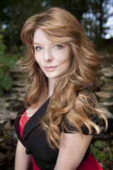 Naklejka premium Natural beautiful woman