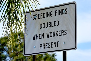 Speeding Fines Doubled When Workers Present
