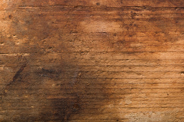 Old wooden cutting board textured background