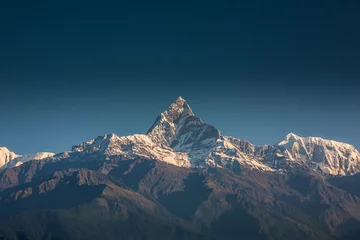 Cercles muraux Annapurna View to Machhapuchhre mountain in Nepal