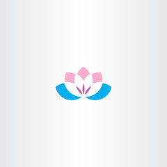 flower lotus logo icon vector symbol
