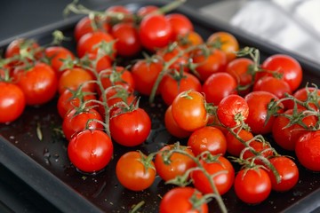 Sliced up vegetables on the table