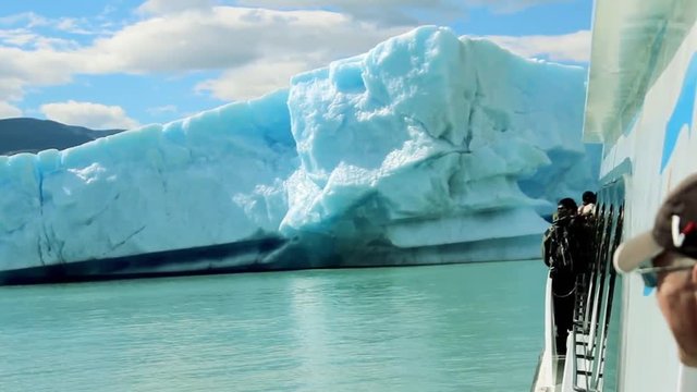 Huge Iceberg near Upsala Glacier, Los Glaciares National Park, Santa Cruz Province, Patagonia, Argentina. 