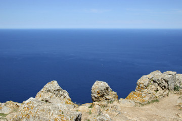Fototapeta na wymiar Panoramic view from the Tower next to Albercutx, Mallorca, Balearic Islands, Spain, Europe